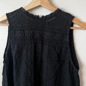 GAP Black Lace Tank Top
